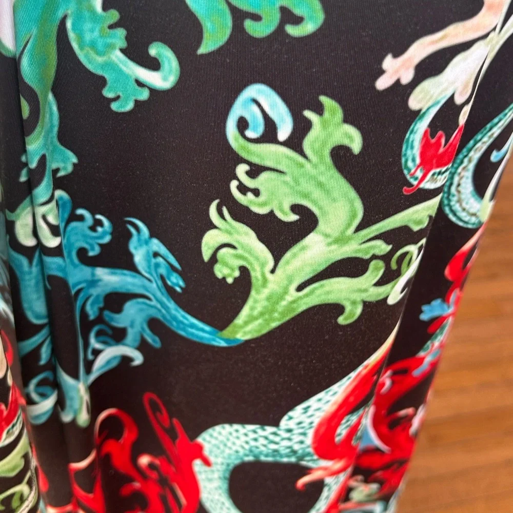 Emilio Pucci Firenze Maxi Vibrant Abstract Prints Dress 10 - Picture 13 of 17